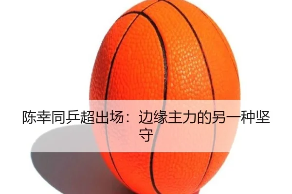 陈幸同乒超出场：边缘主力的另一种坚守